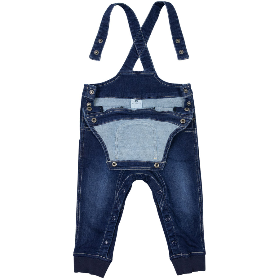 Stretch Denim Overall Dark