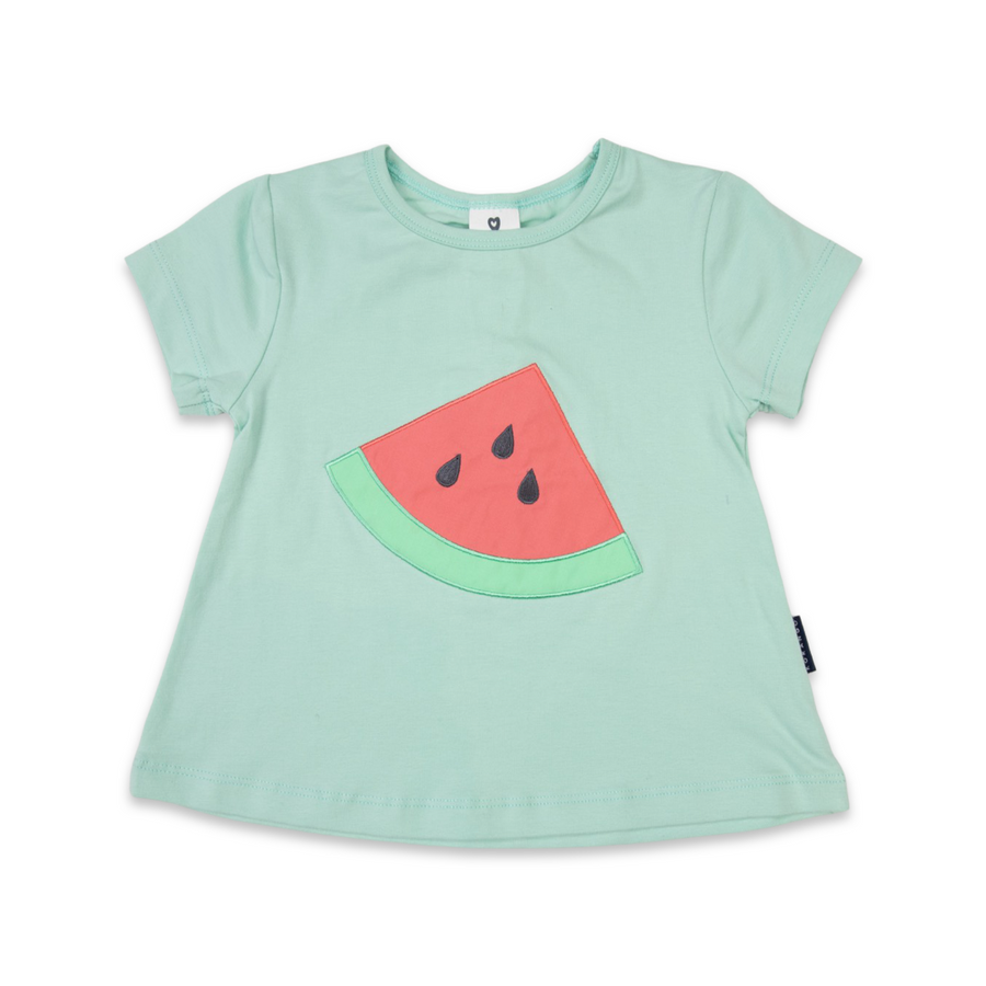 Swing Top with Watermelon Print Green