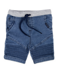 Stretch Denim Short Light