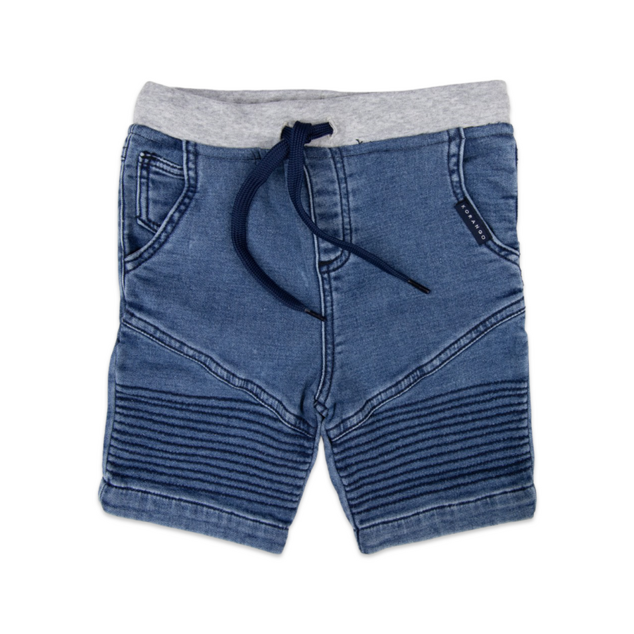 Stretch Denim Short Light