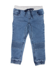 Drawstring Stretch Denim Jean Light