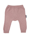 Textured Knit Legging Dusty Pink