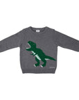 Dinosaur Sweater Charcoal