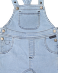 Denim Knit Overalls Light Denim