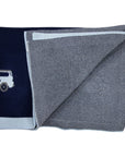 Kombi Van Knit Blanket Navy
