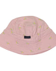 Unicorn Cotton Sun Hat Dusty Pink