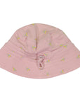 Unicorn Cotton Sun Hat Dusty Pink