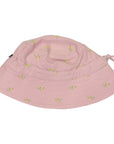 Unicorn Cotton Sun Hat Dusty Pink