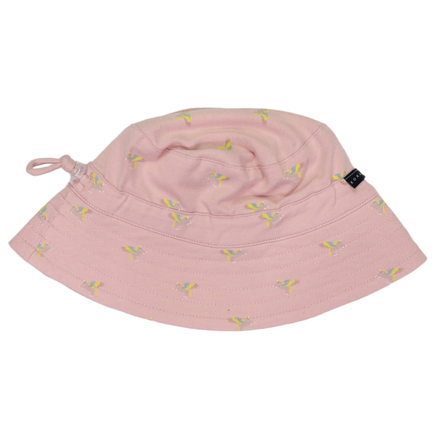 Unicorn Cotton Sun Hat Dusty Pink