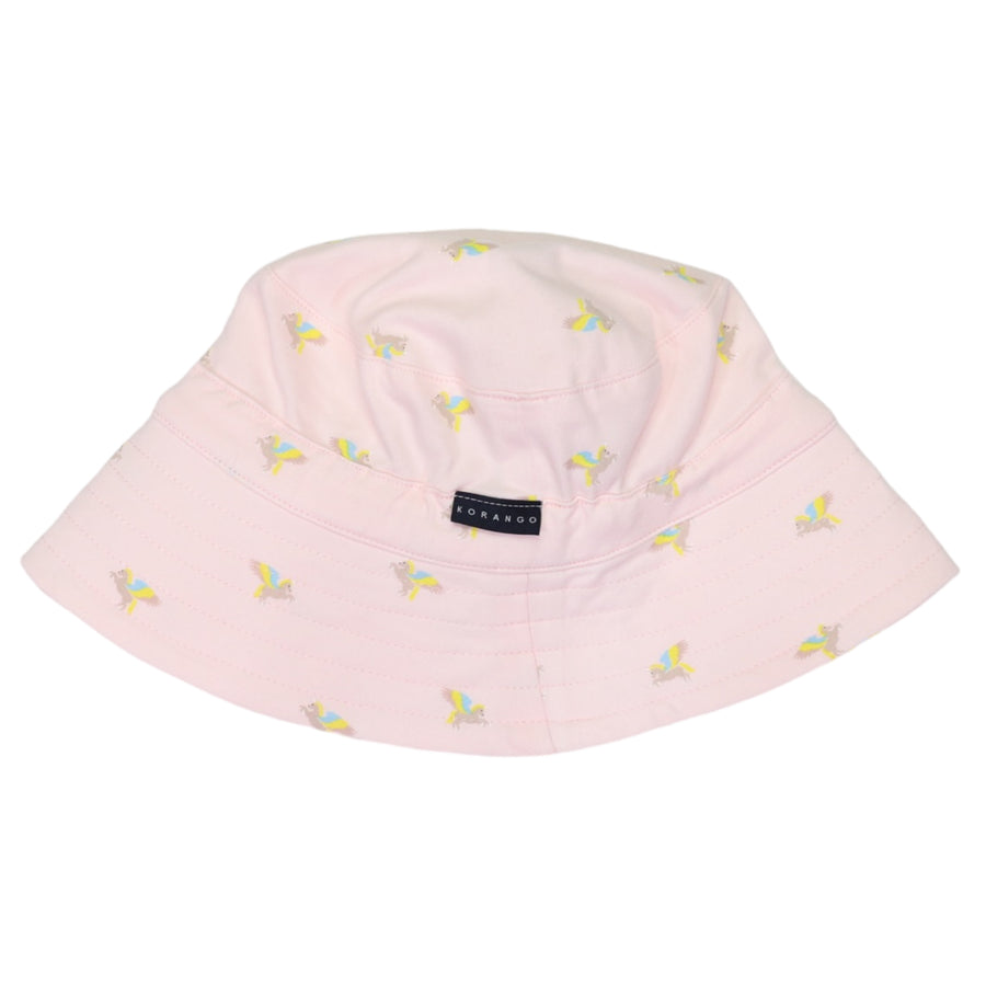 Unicorn Cotton Sun Hat Light Pink