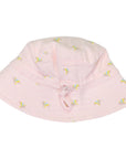 Unicorn Cotton Sun Hat Light Pink