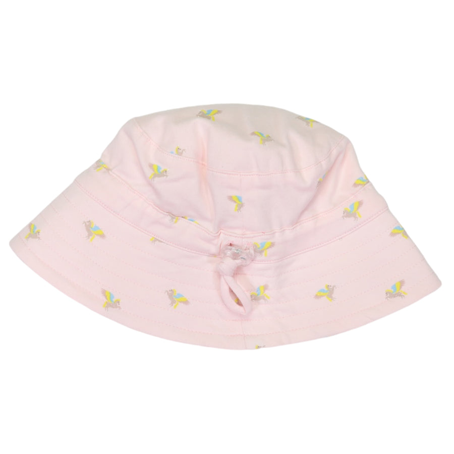 Unicorn Cotton Sun Hat Light Pink