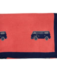 Kombi Van Knit Blanket Red