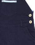 Contrast Twill Overall Navy