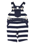 Striped Cotton Overall Navy Stripe