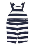 Striped Cotton Overall Navy Stripe