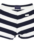 Striped Cotton Short Navy Stripe