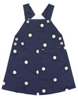 Flower Embroidered Pinafore Navy