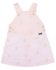 Flower Embroidered Pinafore Light Pink