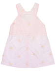 Flower Embroidered Pinafore Light Pink