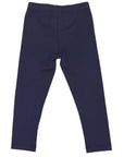 Cotton Stretch Legging with Badge Navy