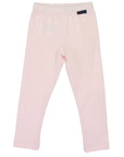 Cotton Stretch Legging with Badge Light Pink