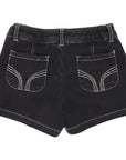 Stretch Denim Short Charcoal