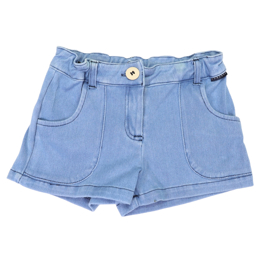 Stretch Denim Short Acid wash