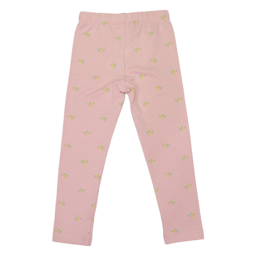 Unicorn Print Legging Dusty Pink