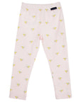 Unicorn Print Legging Light Pink