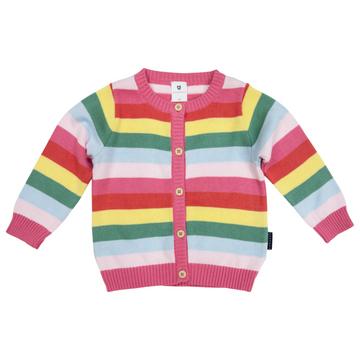 Rainbow Stripe Cardigan