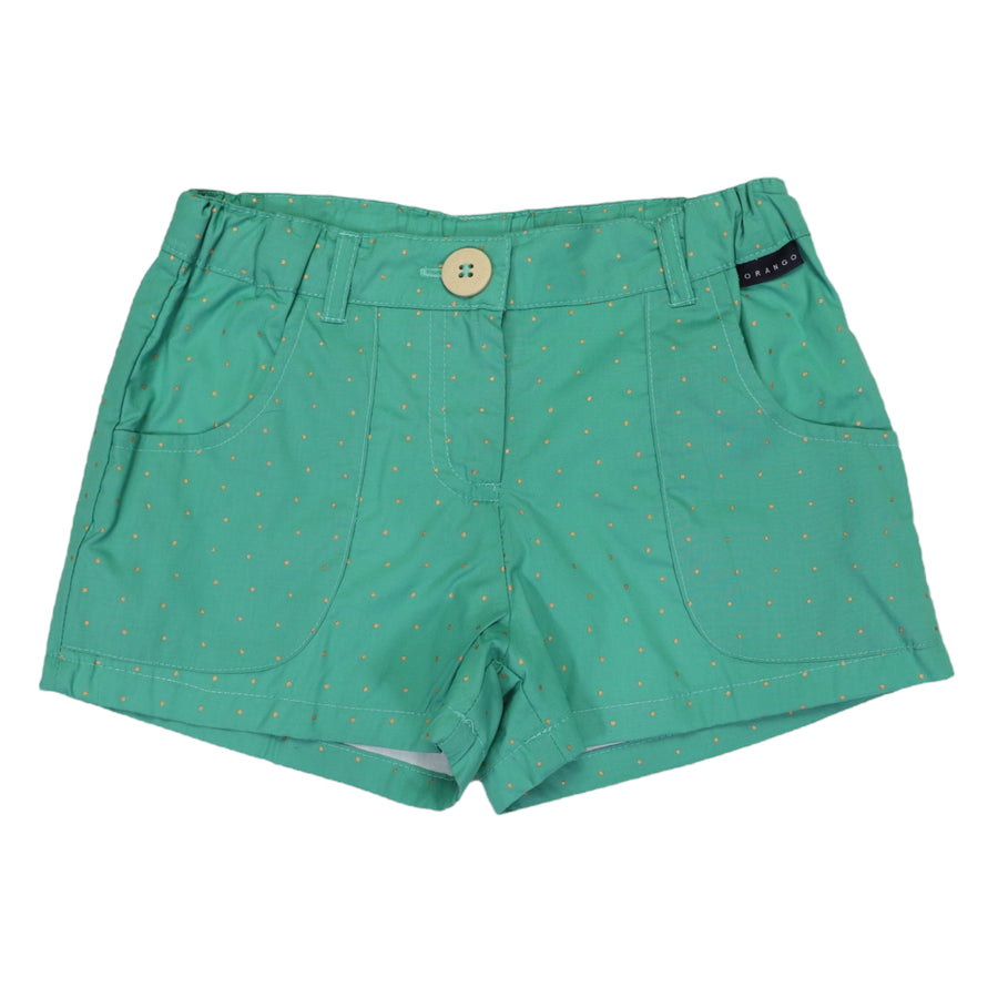 Gold Spot Cotton Poplin Short Green