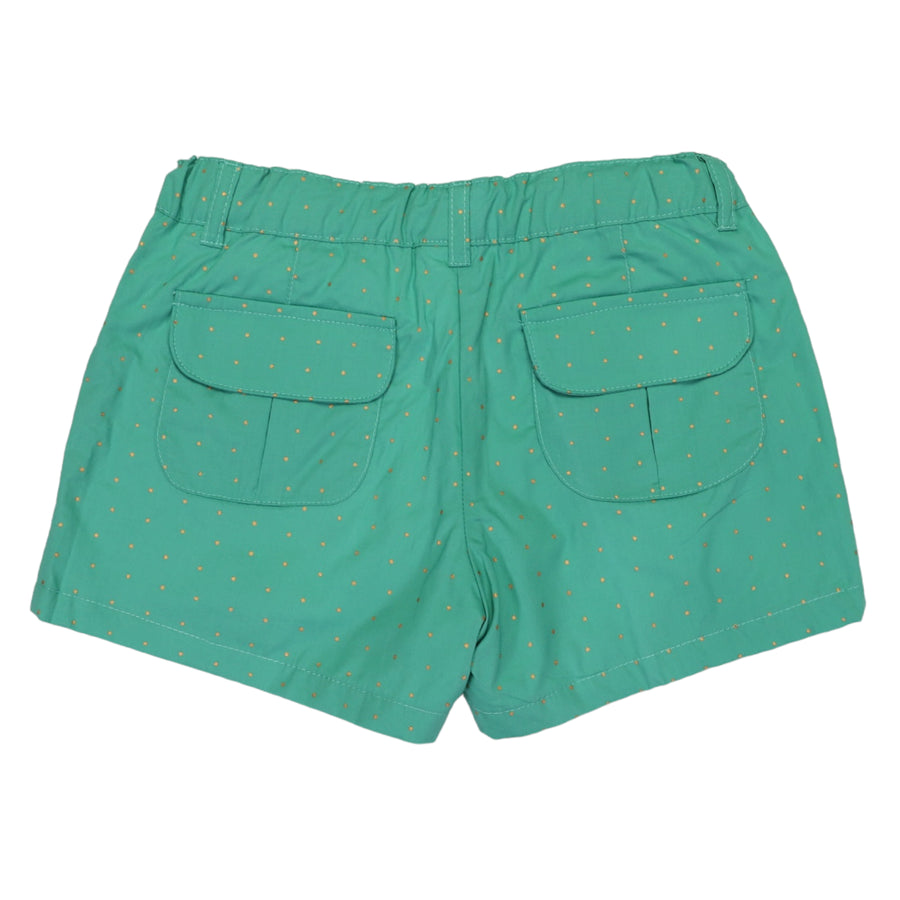 Gold Spot Cotton Poplin Short Green