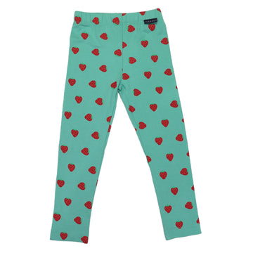 Strawberry Print Legging Green