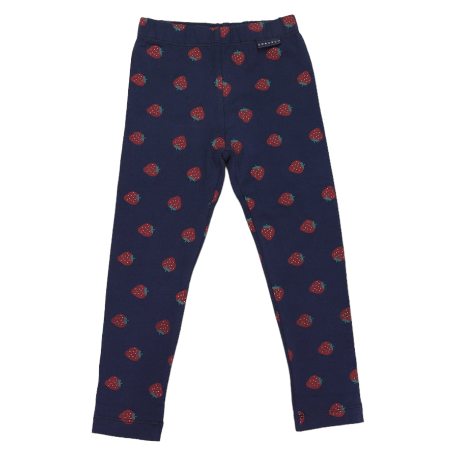 Strawberry Print Legging Navy