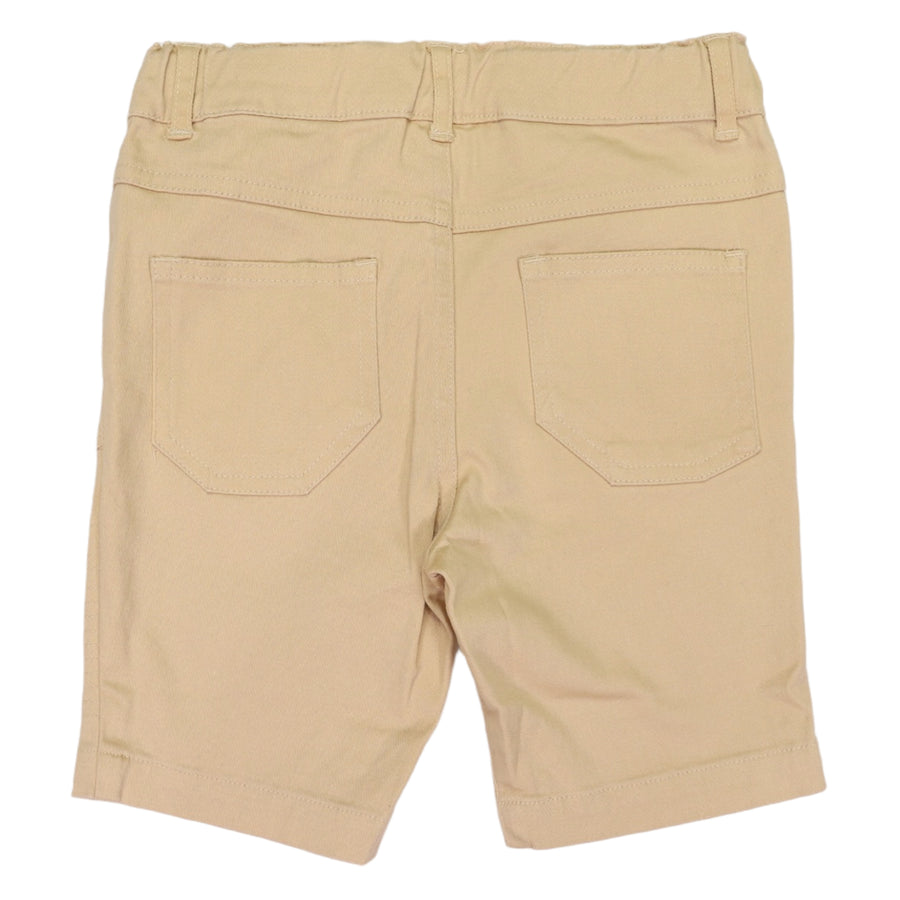 Stretch Cotton Twill Short Sheepskin