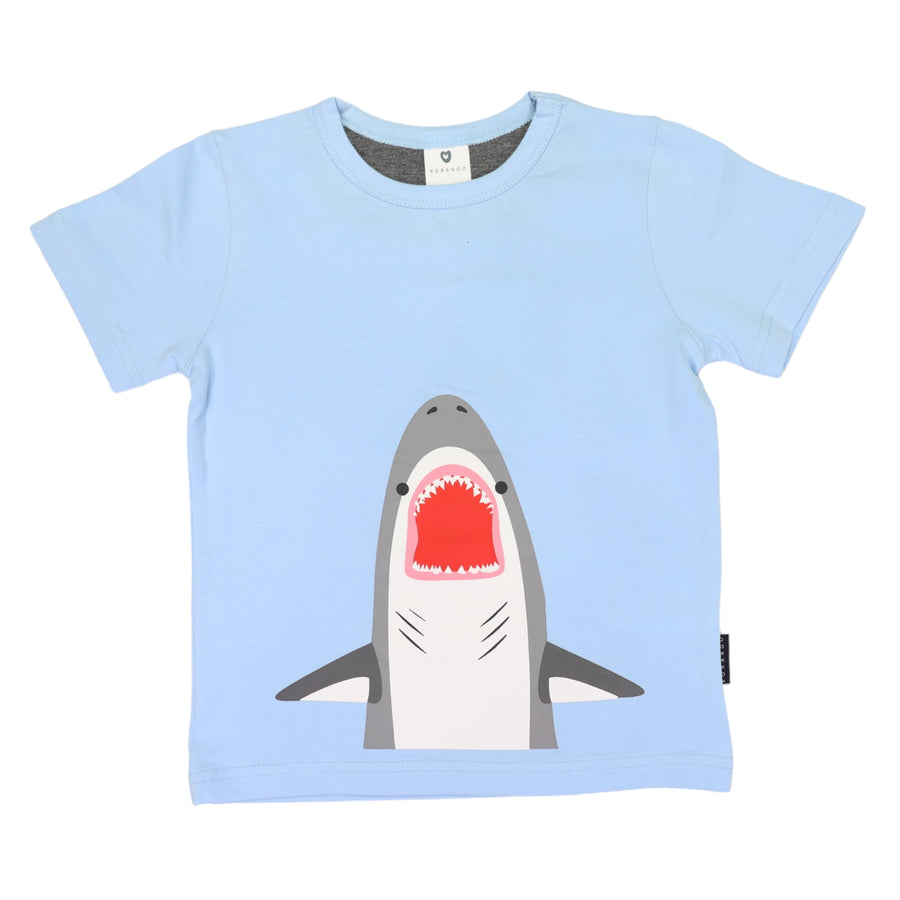 Shark Print Tee Blue