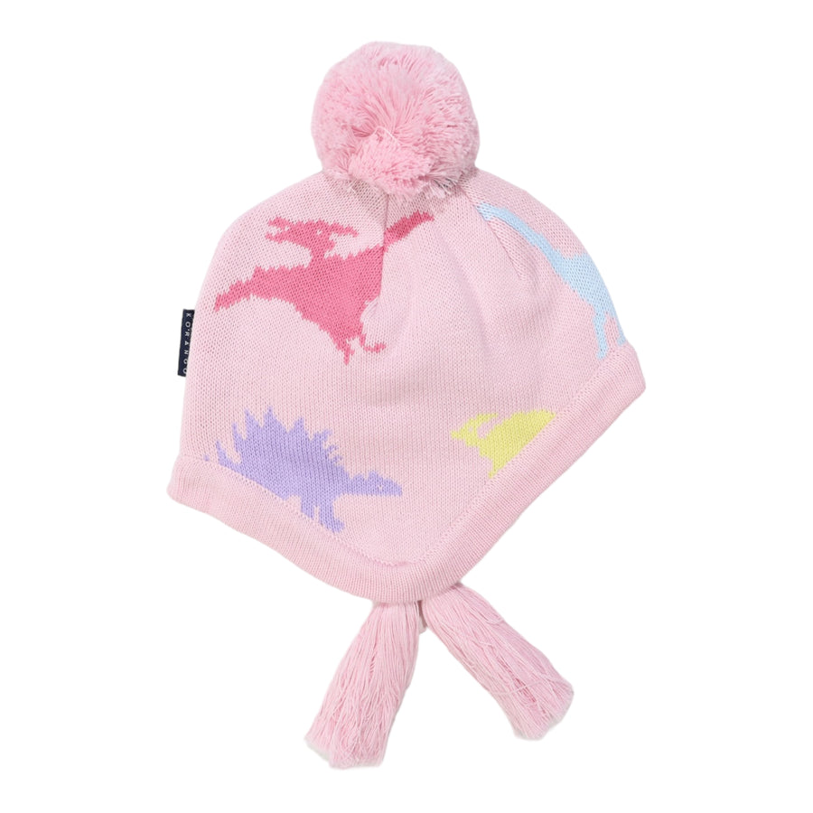 Dinosaur Beanie Pink