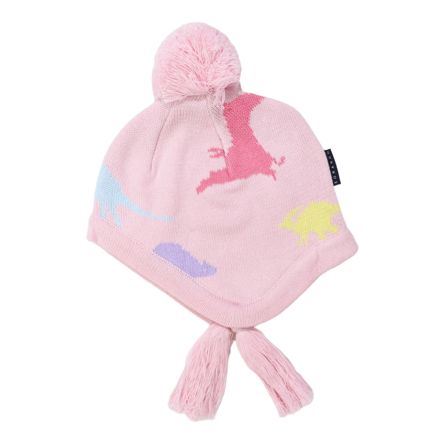 Dinosaur Beanie Pink