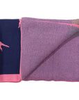 Dinosaur Knit Blanket Navy