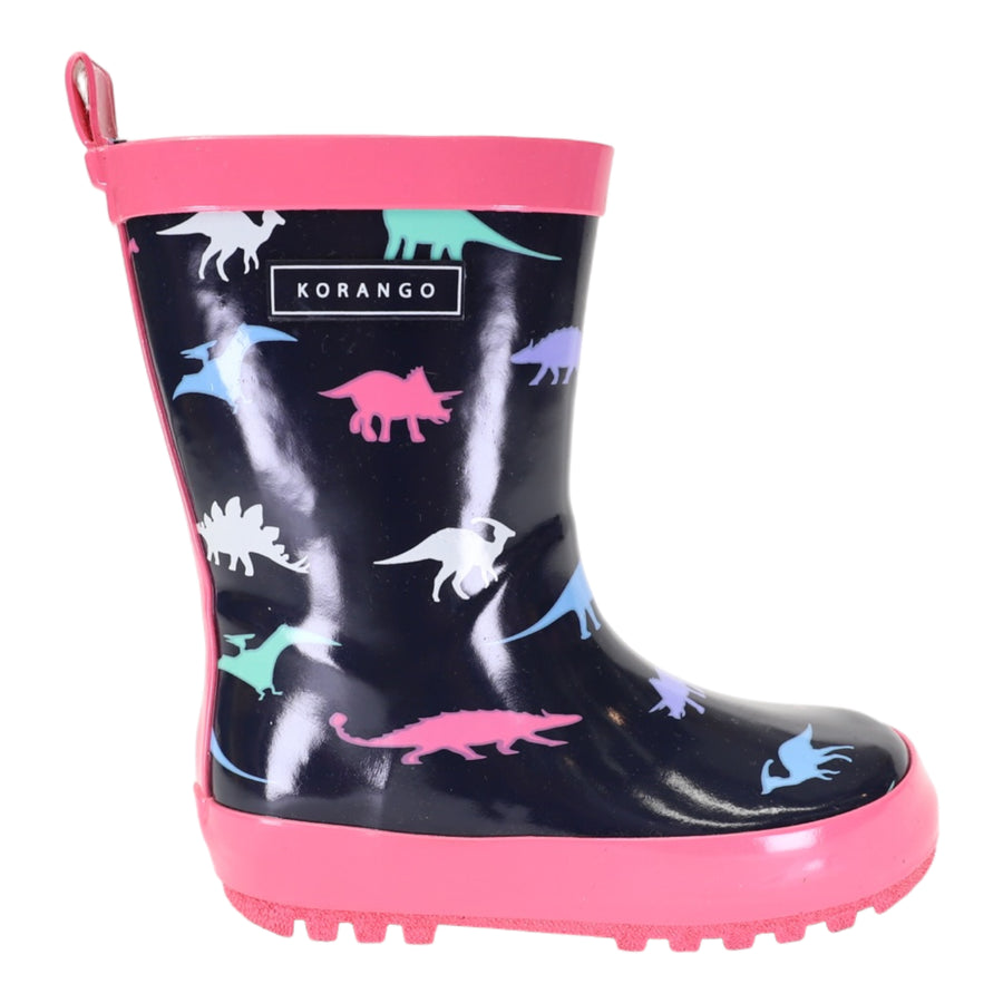 Dinosaur Gumboot Hot Pink