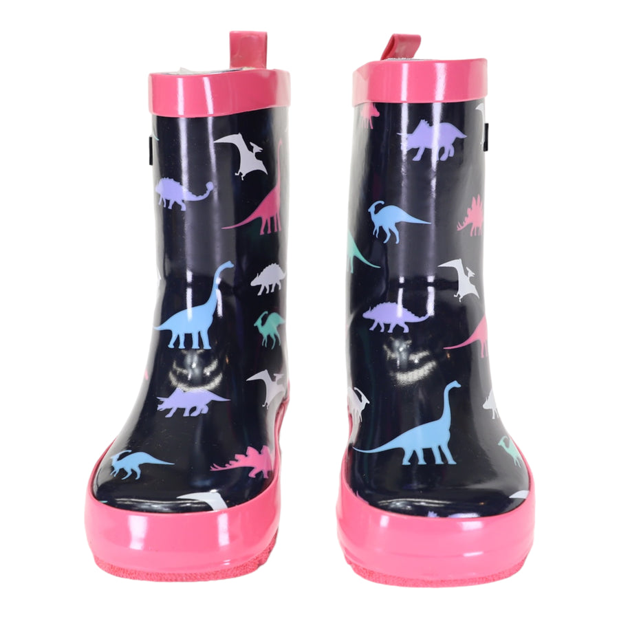 Dinosaur Gumboot Hot Pink