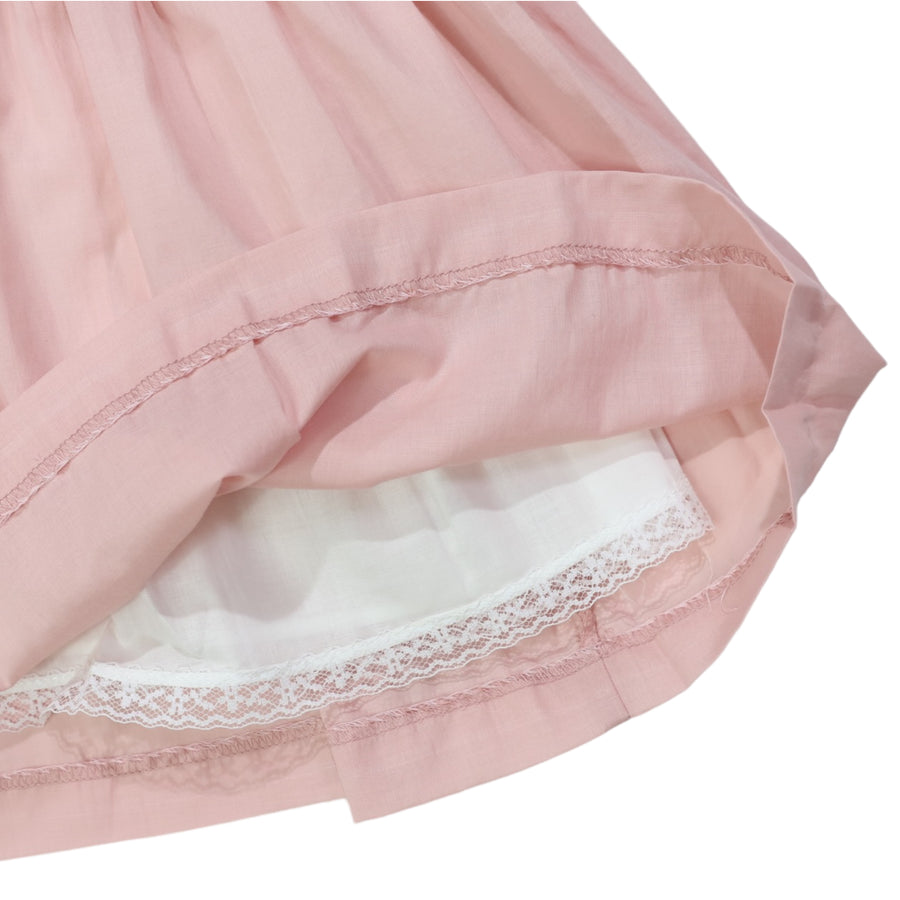 Subtle Smocked Dress Dusty Pink