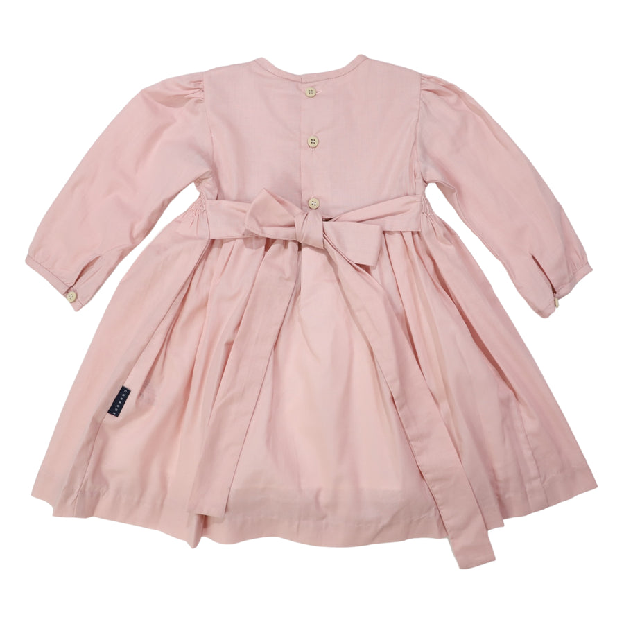 Subtle Smocked Dress Dusty Pink