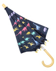Dinosaur Colour Change Umbrella Navy
