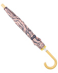 Tiger Striped Pattern Umbrella Dusty Pink