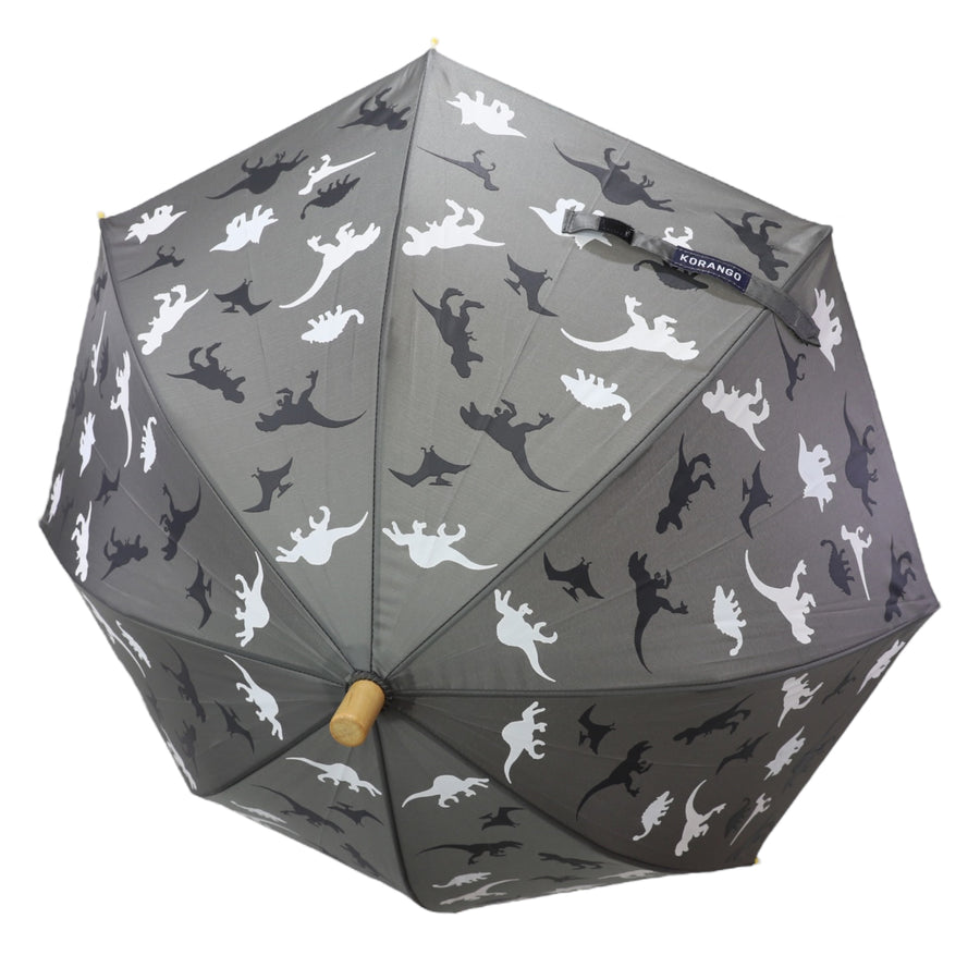 Dinosaur Colour Change Umbrella Charcoal