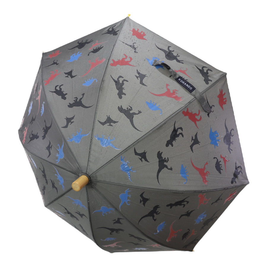 Dinosaur Colour Change Umbrella Charcoal