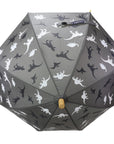 Dinosaur Colour Change Umbrella Charcoal