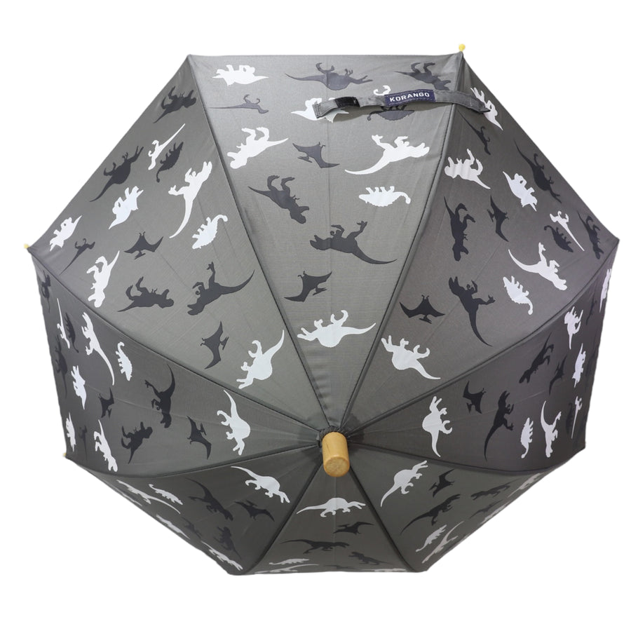 Dinosaur Colour Change Umbrella Charcoal